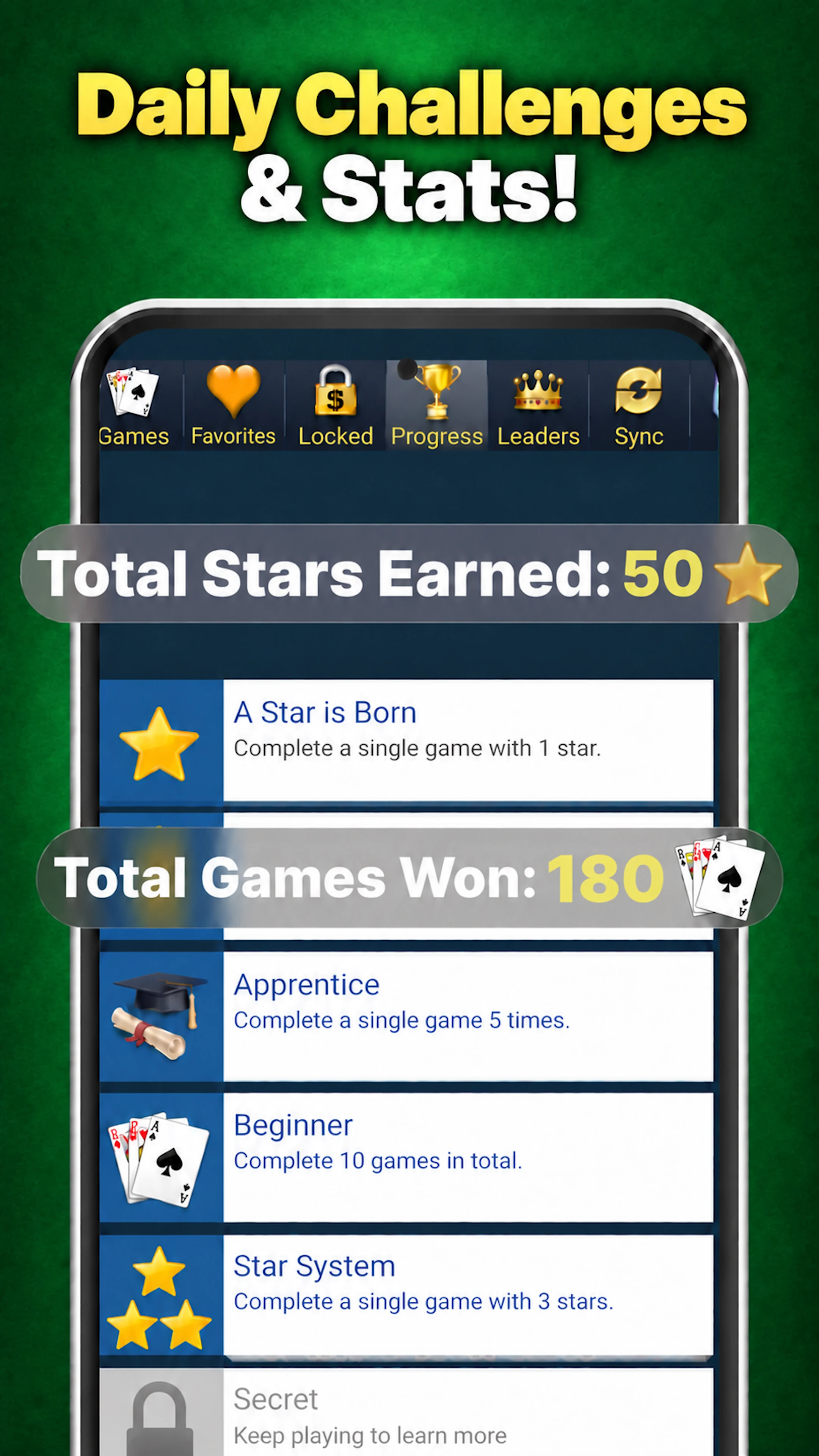 150+ Card Games Solitaire Pack screenshot